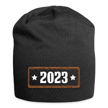 2023 year - Jersey Beanie - black - Front
