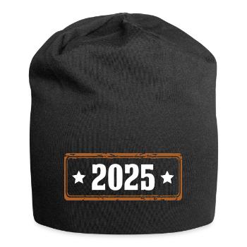 Année 2025 - Bonnet en jersey - noir - Devant