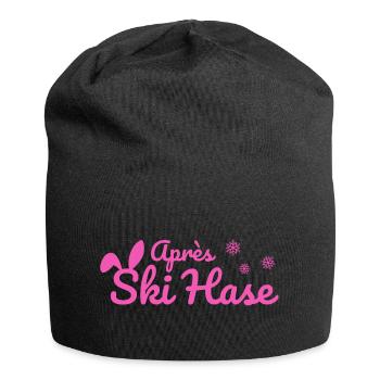 Apres Ski Rabbit Ski Après Ski Party Snow pink - Jersey Beanie - black - Front