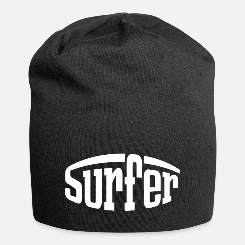 surfeur - Bonnet en jersey - noir