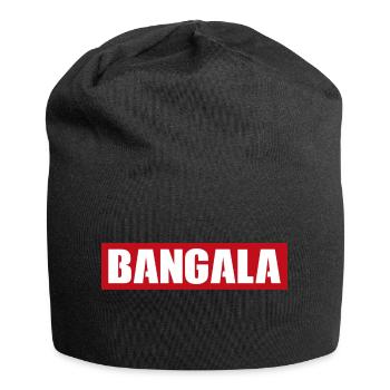 Bangala | logo skate deluxe | cadeau beauf - Bonnet en jersey - noir - Devant