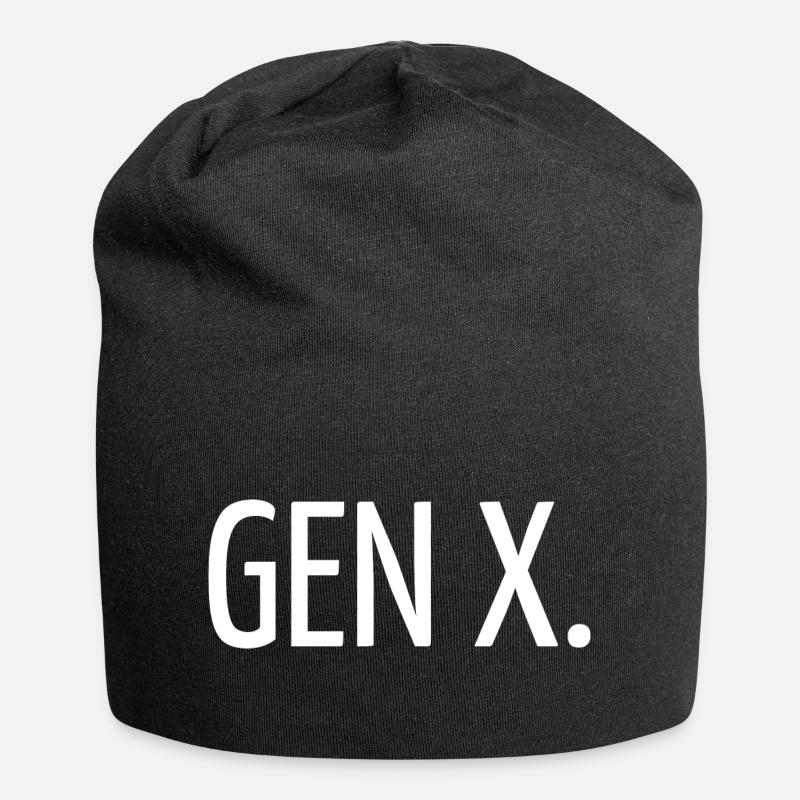 Generation X - Jersey-Beanie - Schwarz