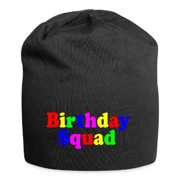 Birthday squad - Bonnet en jersey - noir - Devant