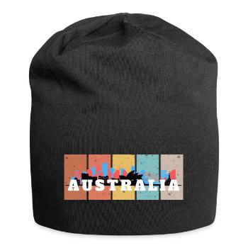 Australia Skyline Panels - Jersey-Beanie - Schwarz - Vorne