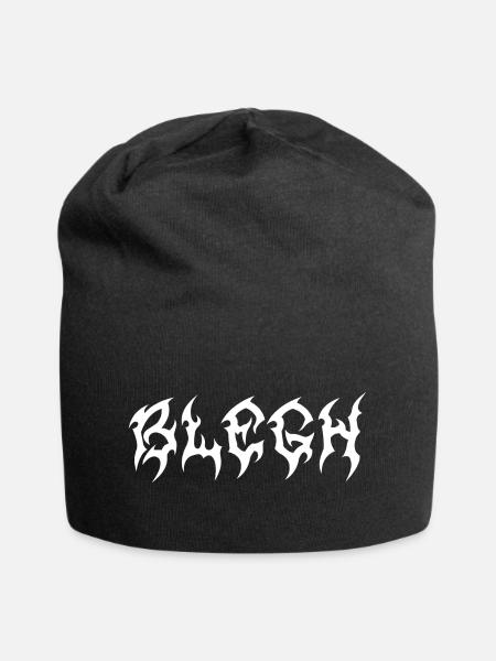 Blegh Metalcore Deathcore - Jersey-Beanie - Schwarz