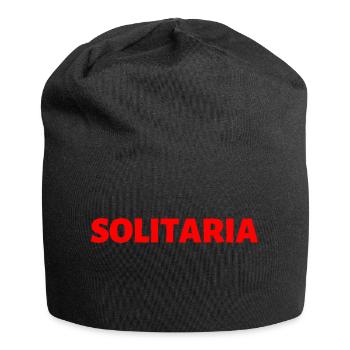 spanisch Sprache einsam sein - Jersey-Beanie - Schwarz - Vorne