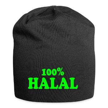 Halal - Jersey-Beanie - Schwarz - Vorne