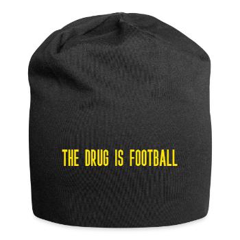 The drug is football - Jersey Beanie - black - Front
