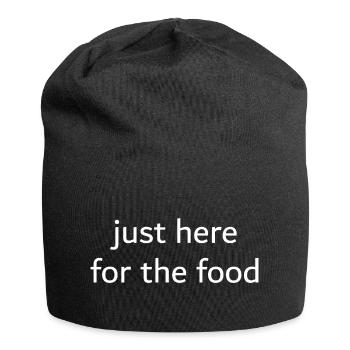 Dicton gourmand - Bonnet en jersey - noir - Devant