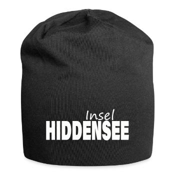 HIDDENSEE - Jersey-Beanie - Schwarz - Vorne