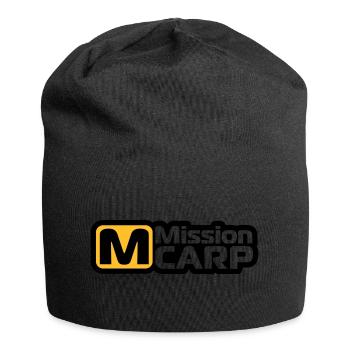 Angeln, Karpfen, Fisch, Mission carp - Jersey-Beanie - Schwarz - Vorne