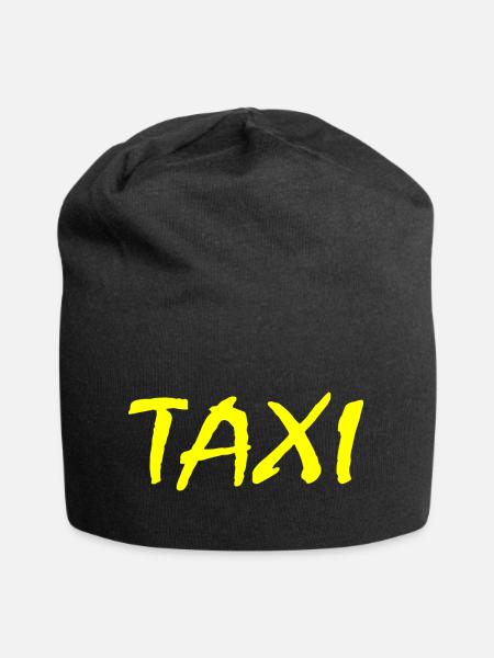 Taxi - Jersey-Beanie - Schwarz