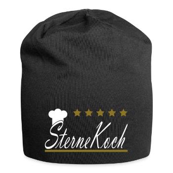 Sternekoch - Jersey-Beanie - Schwarz - Vorne