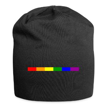 stylish re-bending - Jersey Beanie - black - Front