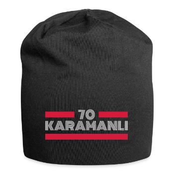Karaman 70 Türkei Turkiye Geschenk Urlaub Türk TR - Jersey-Beanie - Schwarz - Vorne