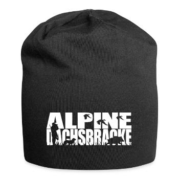 ALPINE DACHSBRACKE Jagdhunde Jagdhund Wilsigns - Jersey-Beanie - Schwarz - Vorne