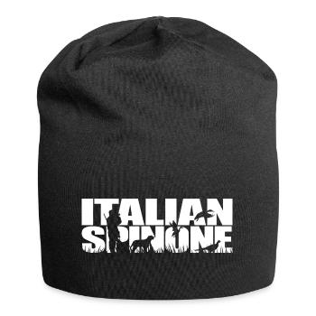 ITALIAN SPINONE Jagdhund Jagdhunde Wilsigns - Jersey-Beanie - Schwarz - Vorne
