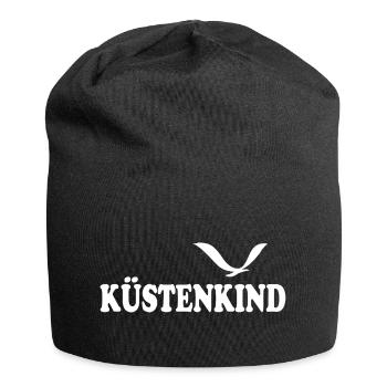 KÜSTENKIND - Jersey-Beanie - Schwarz - Vorne