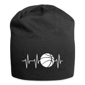 Basketball Streetball Symbol Club Team Player - Jersey Beanie - black - Front