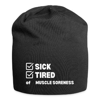 Sick and Tired - Jersey Beanie - black - Front