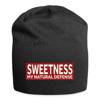 SWEETNESS - MY NATURAL DEFENSE - Jersey-Beanie - Schwarz - Vorne