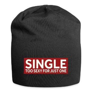 CÉLIBATAIRE - TROP SEXY POUR UN SEUL - Bonnet en jersey - noir - Devant