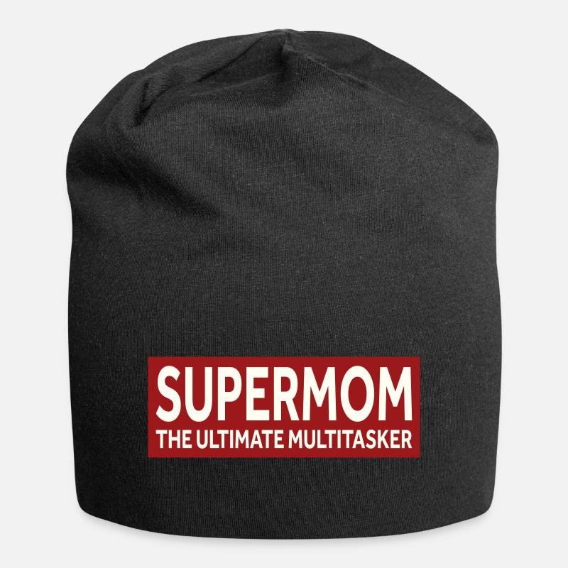 SUPERMOM - LE MULTITÂCHE ULTIME - Bonnet en jersey - noir