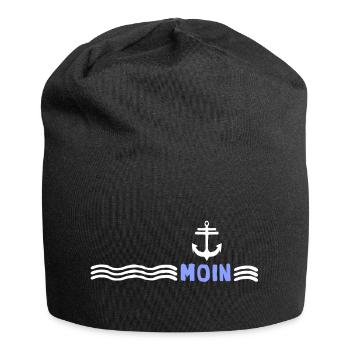 Moin Hat Cap Ancre Wind Force Storm - Bonnet en jersey - noir - Devant