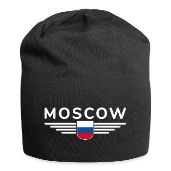 T-Shirt Moscou – Métropole de l’Elégance - Bonnet en jersey - noir - Devant