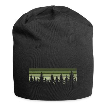 Forest Nature Trees Nature Lovers Forest Lovers - Jersey Beanie - black - Front
