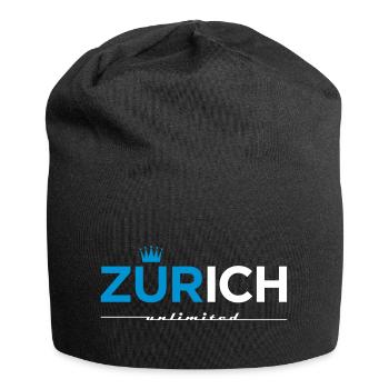 Zürich unlimited - Jersey-Beanie - Schwarz - Vorne