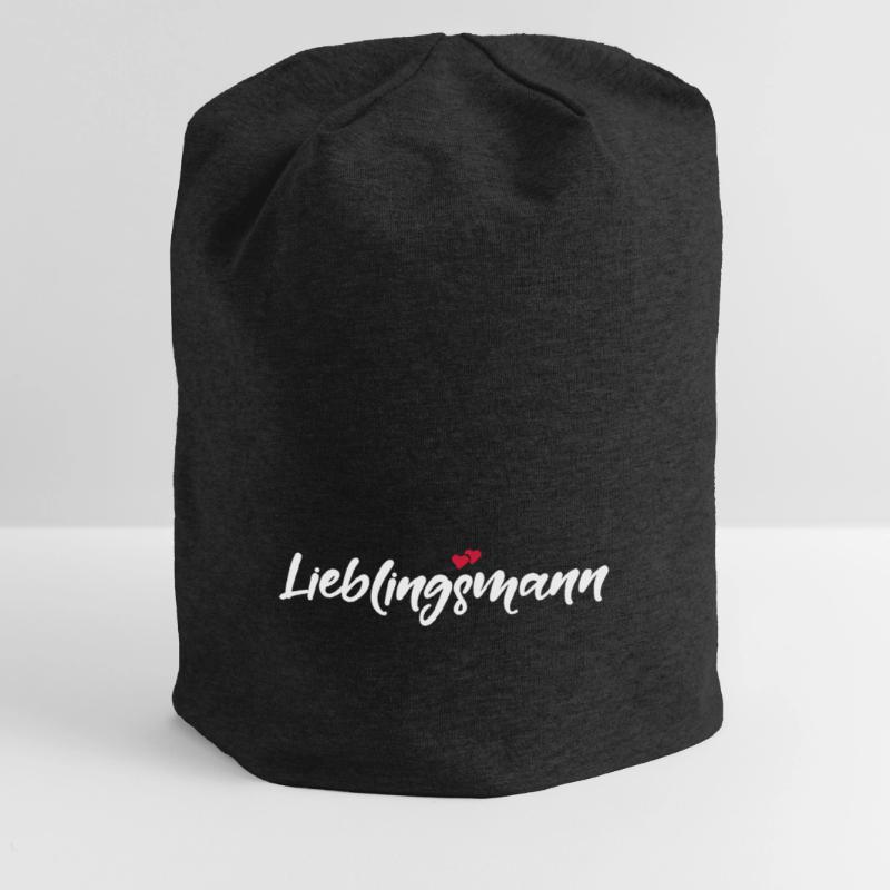 Lieblingsmann bester Mann Ehemann Spruch Geschenk Jersey-Beanie