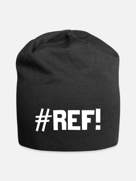 #REF! - Jersey-Beanie - Schwarz
