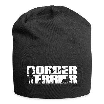 BORDER TERRIER Chien de chasse Wilsigns Chasseurs - Bonnet en jersey - noir - Devant