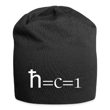 Natural units - Jersey Beanie - black - Front
