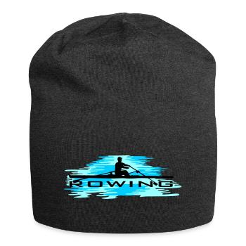 Rowing, rowing and water - Jersey Beanie - charcoal grey - Front