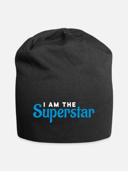 I'm the superstar - Jersey-Beanie - Schwarz
