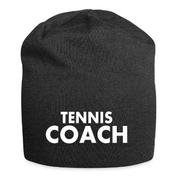 Tennis coach - Jersey Beanie - charcoal grey - Front