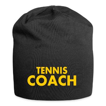 Tennis coach - Bonnet en jersey - noir - Devant