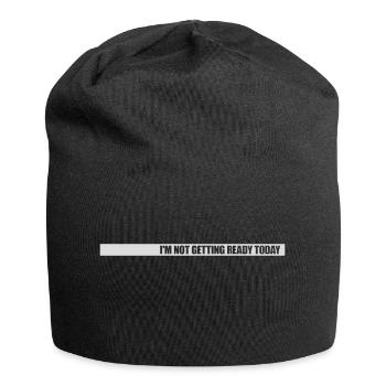ne pas se préparer aujourd’hui - Bonnet en jersey - noir - Devant