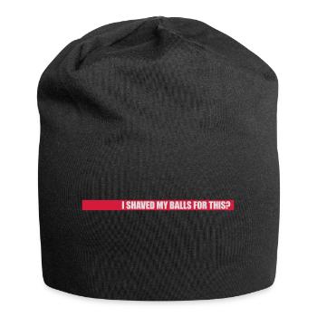 I shaved my balls - Jersey-Beanie - Schwarz - Vorne