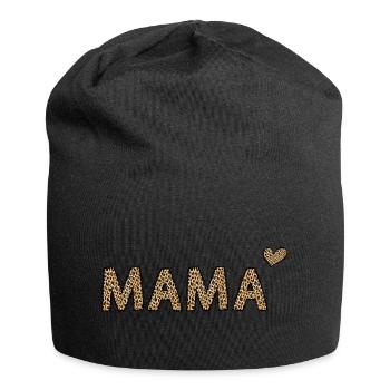 MAMA Trend Desing im Leopard Print Muttertag - Jersey-Beanie - Schwarz - Vorne
