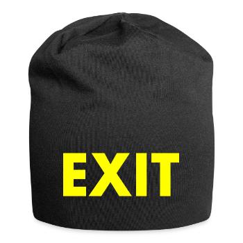 Exit - Jersey-Beanie - Schwarz - Vorne