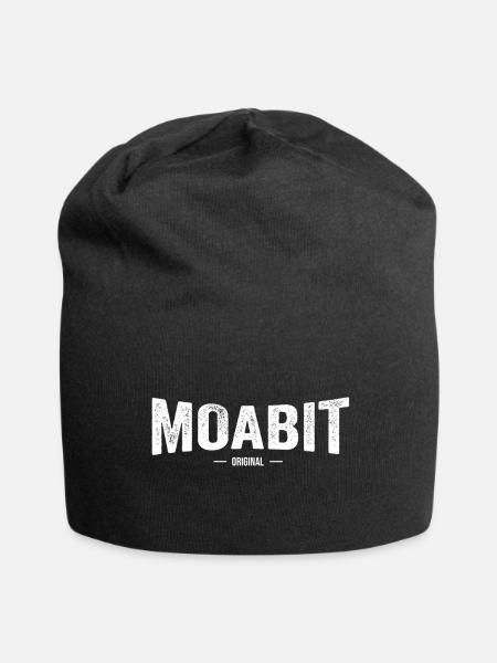 MOABIT Original - Jersey-Beanie - Schwarz