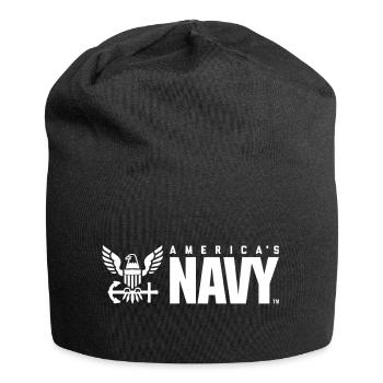 Emblème de l’US Navy - Bonnet en jersey - noir - Devant