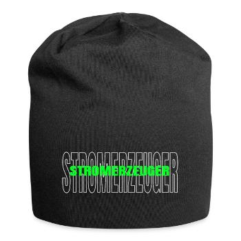 Production d’énergie durable - Bonnet en jersey - noir - Devant