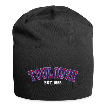 Toulouse, gegründet 1966 - Jersey-Beanie - Schwarz - Vorne