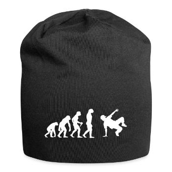 Geschenkidee für einen Breakdancer mit Break Dance - Jersey-Beanie - Schwarz - Vorne