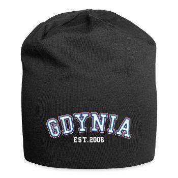 Gdynia gegründet 2006 - Jersey-Beanie - Schwarz - Vorne