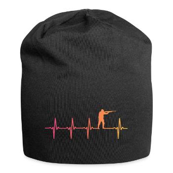 Hunting Sunset Hunter Heartbeat - Jersey Beanie - black - Front